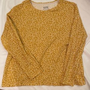 Yellow floral spring top
